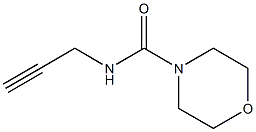 4-Morpholinecarboxamide,N-2-propynyl-(9CI) Struktur