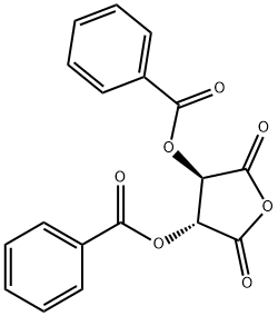 (+)-二苄氧基-L-酒石酸酐, 64339-95-3, 结构式