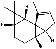 (1aS,6aR)-1,1aα,2,3,3a,3bβ,4,6bα-Octahydro-1,1,3aα,6-tetramethylcyclopenta[2,3]cyclopropa[1,2-a]cyclopropa[c]benzene Structure