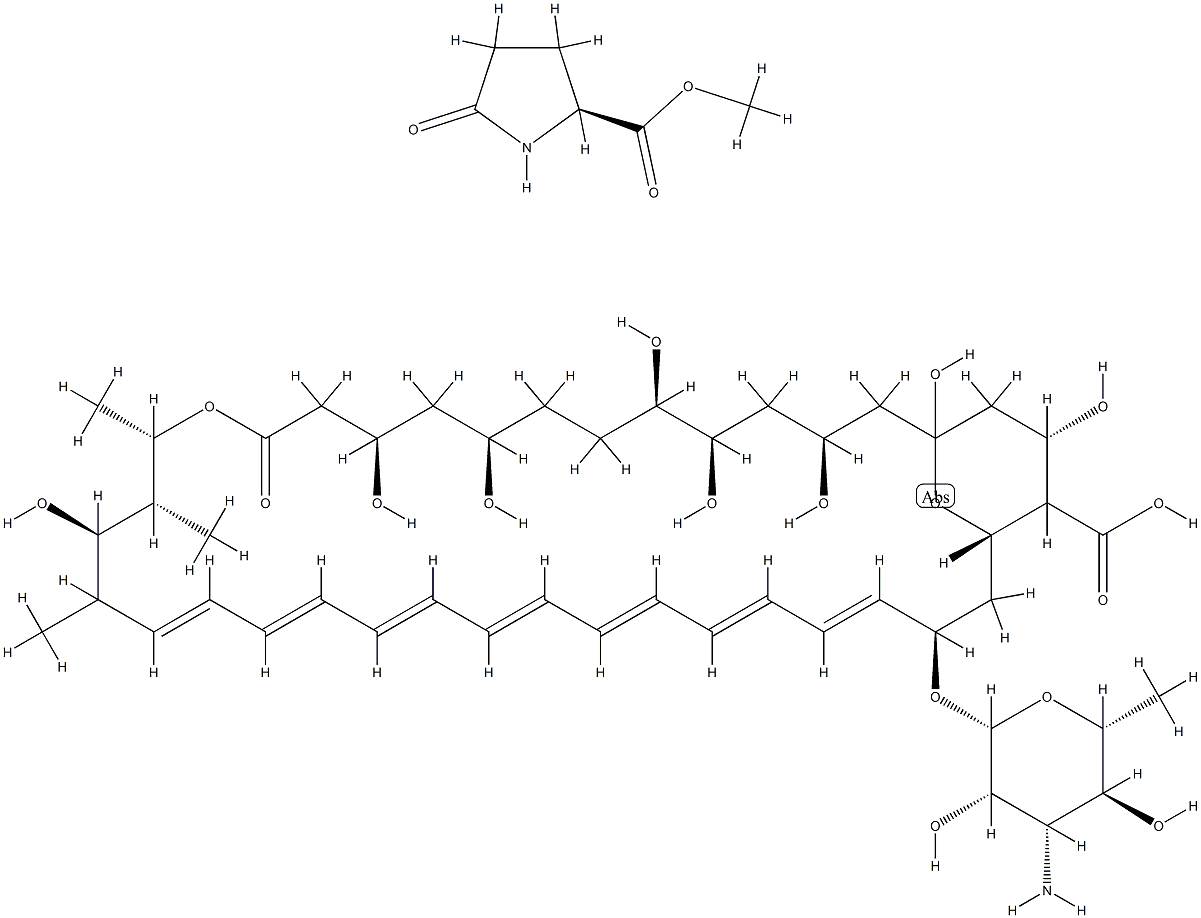 methyl 5-oxo-L-prolinate, compound with amphotericin B (1:1) Struktur