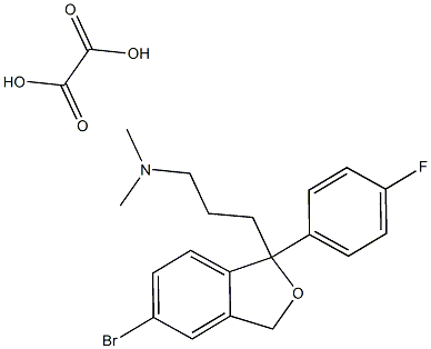 5-Bromo-1-(4-fluorophenyl)-1,3-dihydro-N,N-dimethyl-1-isobenzofuranpropanamine ethanedioate (1:1)