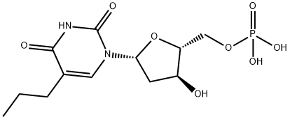 2'-deoxy-5-propyl-5'uridylic acid Structure