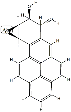 64396-10-7 Benzo(10,11)chryseno(3,4-b)oxirene-7,8-diol, 7,8,8,8a,9a-tetrahydro-8a ,9a-t2-, (7alpha,8beta,8aalpha,9aalpha)-(+-)-