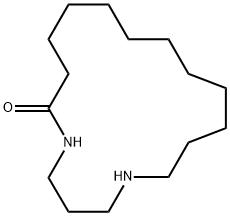 13-アザ-16-アミノヘキサデカン酸ラクタム 化学構造式