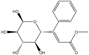 t-cinnamoyl glucose Structure