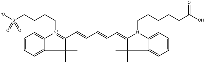 Cy5 Acid(mono SO3)|4-(2-((1E,3E,5E)-5-(1-(5-羧基戊基)-3,3-二甲基吲哚啉-2-亚基)戊-1,3-二烯-1-基)-3,3-二甲基-3H-吲哚-1-鎓-1-基)丁烷-1-磺酸