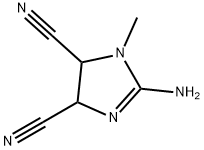 1H-Imidazole-4,5-dicarbonitrile,2-amino-4,5-dihydro-1-methyl-(9CI) 结构式