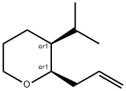2H-Pyran,tetrahydro-3-(1-methylethyl)-2-(2-propenyl)-,(2R,3S)-rel-(9CI) Struktur