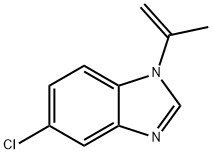 1H-Benzimidazole,5-chloro-1-(1-methylethenyl)-(9CI) 化学構造式