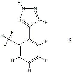 4(or 5)-methyl-1H-benzotriazole, potassium salt  Structure