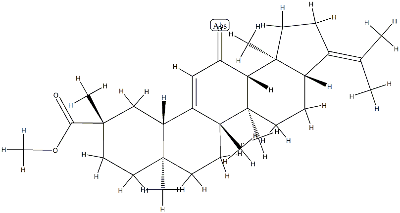 (18α)-11-Oxo-A-neooleana-3,12-dien-30-oic acid methyl ester Struktur