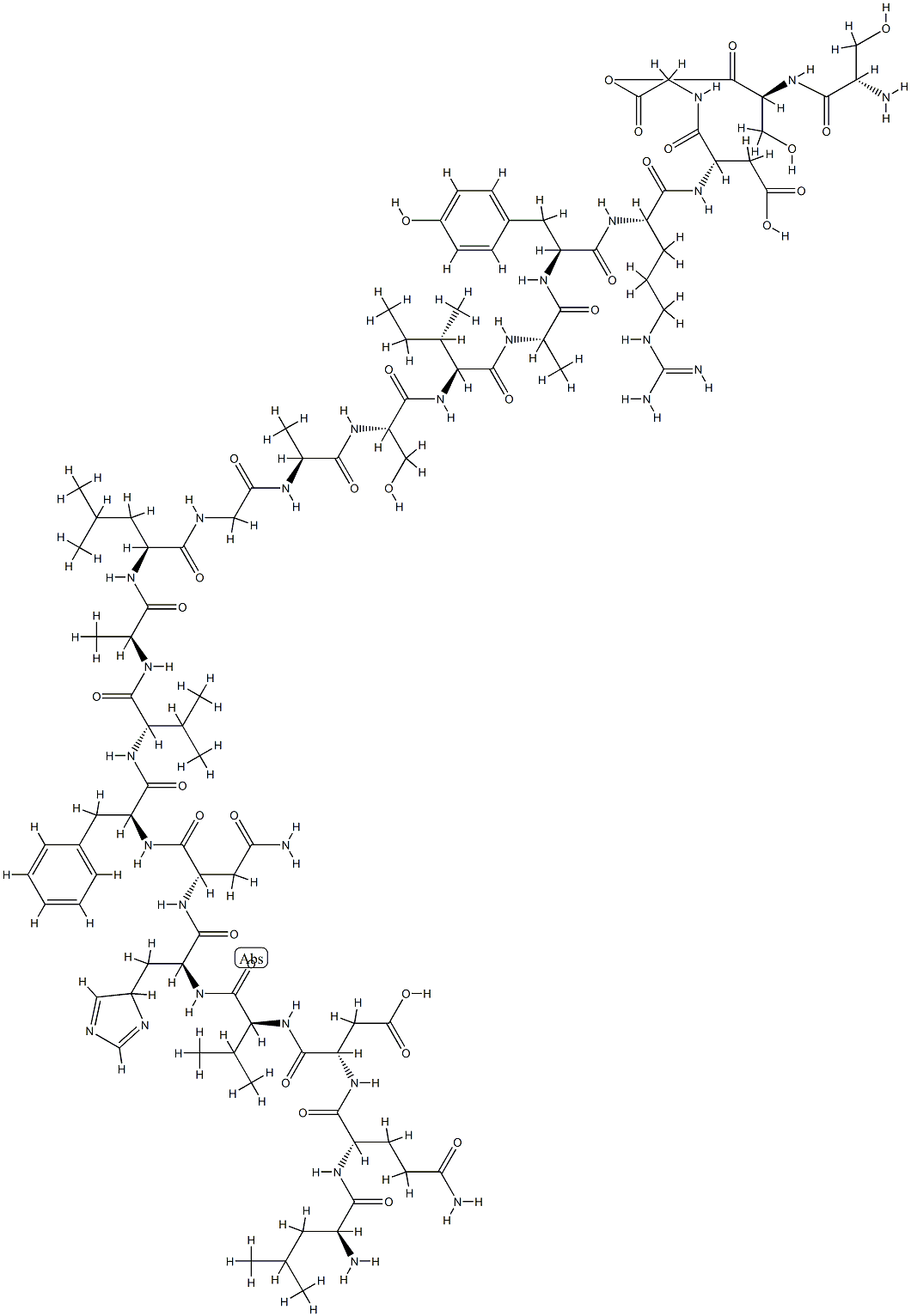 parathyroid hormone (24-48) Structure