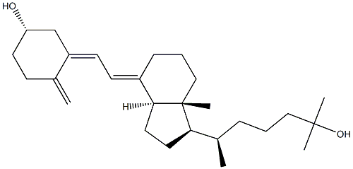 25-hydroxyvitamin D Struktur