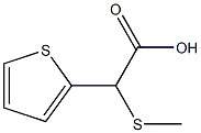 α-Methylthio-2-thiopheneacetic acid Structure