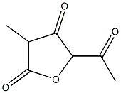 3,5-Hexodiulosonic acid, 2,6-dideoxy-2-methyl-, gamma-lactone (9CI) 结构式