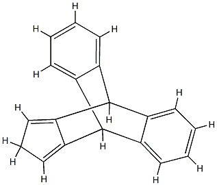 9,10-Dihydro-9,10-[1,2]-endo-[4H]cyclopentanthracene 结构式
