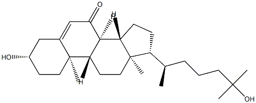 (32)-3,25-Dihydroxycholest-5-en-7-one Struktur