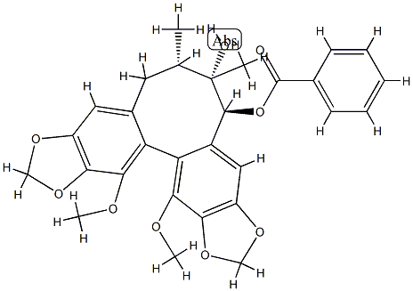 五味子酯 D 结构式