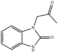2H-Benzimidazol-2-one,1,3-dihydro-1-(2-oxopropyl)-(9CI) Struktur