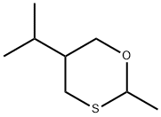 1,3-Oxathiane,2-methyl-5-(1-methylethyl)-(9CI) Structure