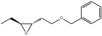 Oxirane, 2-ethyl-3-[2-(phenylmethoxy)ethyl]-, (2R,3R)-rel-(-)- (9CI) Structure