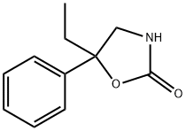 2-Oxazolidinone,5-ethyl-5-phenyl-(5CI) 化学構造式