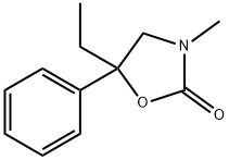 2-Oxazolidinone,5-ethyl-3-methyl-5-phenyl-(5CI) Struktur