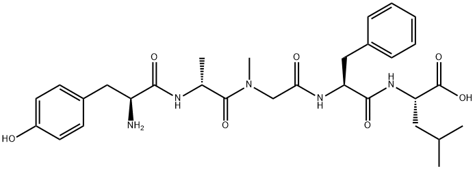 enkephalin-Leu, Ala(2)-Me-Phe(4)- Structure