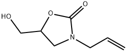 2-Oxazolidinone,5-(hydroxymethyl)-3-(2-propenyl)-(9CI) Struktur