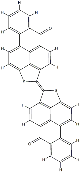 2-(5-oxobenzo[4,5]phenaleno[1,9-bc]thien-2(5H)-ylidenebenzo[4,5]phenaleno[1,9-bc]thiophen-5(2H)-one Structure