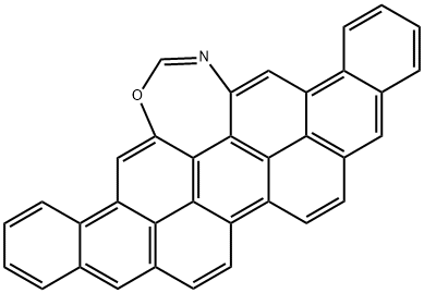 dinaphtho[1',2',3':3,4;3'',2'',1'':9,10]perylo[1,12-def][1,3]oxazepine Structure