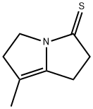 3H-Pyrrolizine-3-thione,1,2,5,6-tetrahydro-7-methyl-(9CI) 结构式