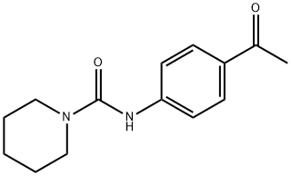 1-Piperidinecarboxamide,N-(4-acetylphenyl)-(9CI) 结构式