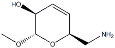 alpha-D-threo-Hex-3-enopyranoside, methyl 6-amino-3,4,6-trideoxy- (9CI) 结构式