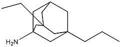 Tricyclo[3.3.1.13,7]decan-1-amine, 3-ethyl-5-propyl- (9CI) Struktur
