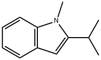1H-Indole,1-methyl-2-(1-methylethyl)-(9CI) Struktur