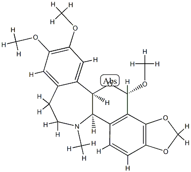 (+)-2,3,8β-Trimethoxy-16-methyl-10,11-[methylenebis(oxy)]rheadan Structure