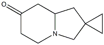 Spiro[cyclopropane-1,2(3H)-indolizin]-7(1H)-one, tetrahydro- (9CI) Struktur