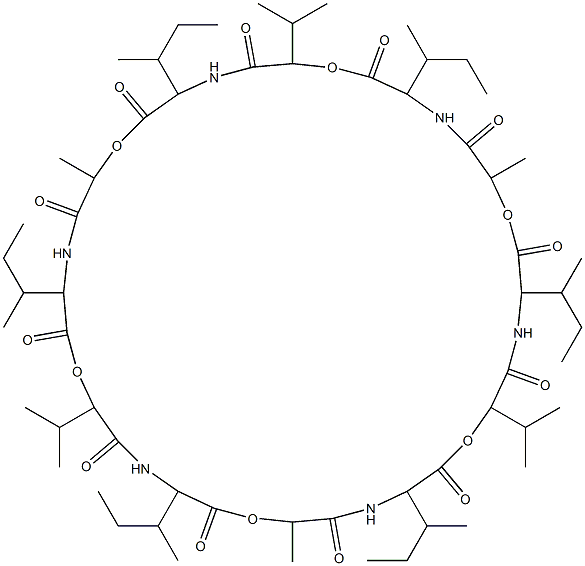 isoleucinomycin 化学構造式