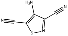 3,5-Isothiazoledicarbonitrile,4-amino-(9CI) 化学構造式