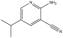 3-Pyridinecarbonitrile,2-amino-5-(1-methylethyl)-(9CI) Structure