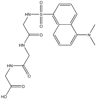 dansyltriglycine Struktur