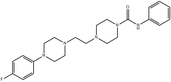 65274-88-6 ((p-Fluorophenyl)-4 piperazinyl-1)-1 ((phenylcarbamoyl)-4 piperazinyl- 1)-2 ethane [French]