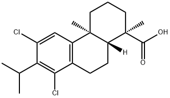 12,14-dichlorodehydroabietic acid Structure