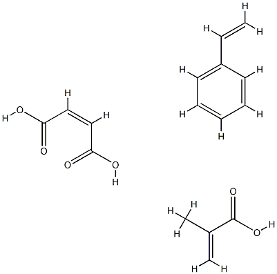methacrylate maleate styrene copolymer Structure