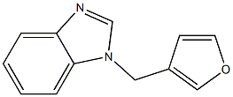 1H-Benzimidazole,1-(3-furanylmethyl)-(9CI) Struktur
