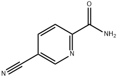 5-氰基-2-吡啶甲酰胺, 65346-04-5, 结构式