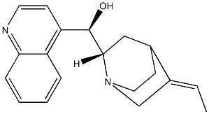 (8S,9R)-3-Dehydro-11-hydrocinchonan-9-ol Structure