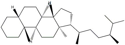 (9β,10α)-5α-Ergostane Structure