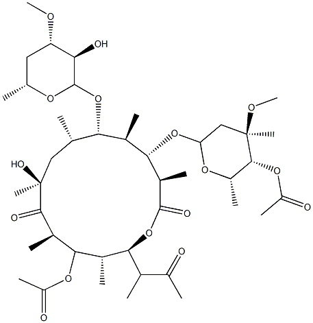 15-デオキシ-15-(オキソ)ランカマイシン 化学構造式